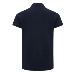 Women's casual-fit recycled cotton piqué polo, 220 g/m² navy-blue colour second view
