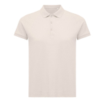 Women's casual-fit recycled cotton piqué polo, 220 g/m² light pink colour