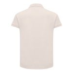 Women's casual-fit recycled cotton piqué polo, 220 g/m² light pink colour second view