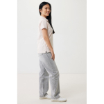 Women's casual-fit recycled cotton piqué polo, 220 g/m² light pink colour third model view