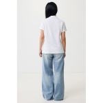 Women's casual-fit recycled cotton piqué polo, 220 g/m² off white colour