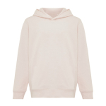 Kids’ recycled cotton hoodie sweatshirt, 280 g/m² light pink colour