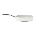 Recycled aluminium frying pan with ceramic coating, 27 cm beige colour