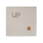 Recycled polyester blanket with exceptional softness, 320 g/m² beige colour