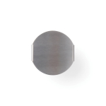 Stainless steel burger press with wooden handle brown colour