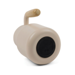 Recycled stainless steel thermal jug with anti-drip lid, 1.2 L beige colour
