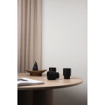 Recycled clay mug with Scandinavian design, 300 ml black colour