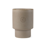 Recycled clay mug with Scandinavian design, 300 ml beige colour