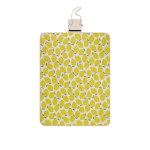 Foldable picnic blanket in polyester, easy to carry yellow colour