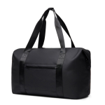 Water-repellent weekend bag, travel size black colour