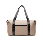 Water-repellent weekend bag, travel size ivory colour