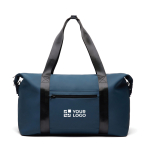 Water-repellent weekend bag, travel size navy-blue colour