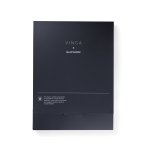 Eco portfolio with pen loop and pockets, A4, ruled pages green colour