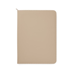 Eco portfolio with pen loop and pockets, A4, ruled pages ivory colour
