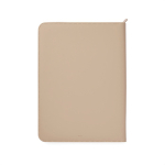 Eco portfolio with pen loop and pockets, A4, ruled pages ivory colour