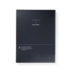 Eco portfolio with pen loop and pockets, A4, ruled pages ivory colour