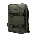 Eco explorer backpack with luggage strap, fits 15.6” laptop green colour