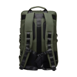 Eco explorer backpack with luggage strap, fits 15.6” laptop green colour