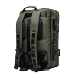 Eco explorer backpack with luggage strap, fits 15.6” laptop green colour