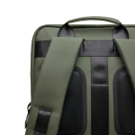 Eco explorer backpack with luggage strap, fits 15.6” laptop green colour