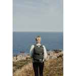 Eco explorer backpack with luggage strap, fits 15.6” laptop green colour