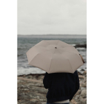 Semi-automatic stormproof RPET umbrella, Ø112 cm ivory colour