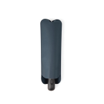Semi-automatic stormproof RPET umbrella, Ø112 cm navy-blue colour