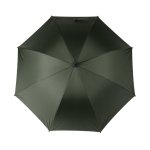 Manual stormproof umbrella in 190T pongee fabric, Ø120 cm green colour