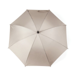 Manual stormproof umbrella in 190T pongee fabric, Ø120 cm ivory colour
