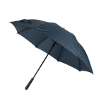 Manual stormproof umbrella in 190T pongee fabric, Ø120 cm navy-blue colour