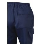 Unisex cotton-polyester work trousers – 190 g/m2, Velilla yellow colour sixth view