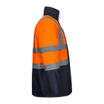 Extra-large 4-in-1 polyester work parka with coating – 180 g/m2, Velilla orange colour fourth view