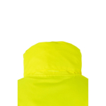 Two-tone polyester work parka with coating – 190 g/m2, Velilla yellow colour ninth view