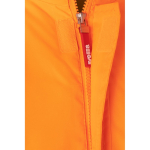Two-tone polyester work parka with coating – 190 g/m2, Velilla orange colour fifth view
