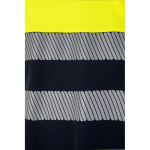 Two-tone piqué short-sleeve work polo – 150 g/m2, Velilla yellow colour fifth view