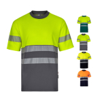 Two-tone cotton-polyester piqué work t-shirt – 150 g/m2, Velilla various colours