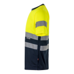 Extra-large high-visibility technical work t-shirt – 140 g/m2, Velilla yellow colour third view