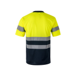 Extra-large high-visibility technical work t-shirt – 140 g/m2, Velilla yellow colour