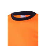 Extra-large high-visibility technical work t-shirt – 140 g/m2, Velilla orange colour fifth view
