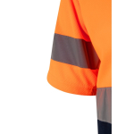 Extra-large high-visibility technical work t-shirt – 140 g/m2, Velilla orange colour sixth view