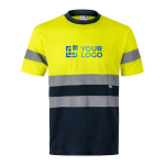 Extra-large high-visibility technical work t-shirt – 140 g/m2, Velilla main view