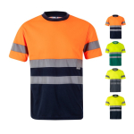 High-visibility technical polyester work t-shirt – 140 g/m2, Velilla various colours