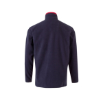 Polyester fleece work jacket with pockets – 220 g/m2, Velilla red colour