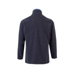Polyester fleece work jacket with pockets – 220 g/m2, Velilla light blue colour