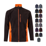 Polyester fleece work jacket with pockets – 220 g/m2, Velilla various colours