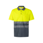 Extra-large short-sleeve work polo – 160 g/m2, Velilla yellow colour second view
