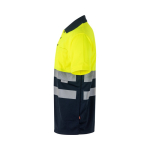 Extra-large high-visibility work polo – 160 g/m2, Velilla yellow colour third view