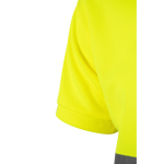 Extra-large high-visibility work polo – 160 g/m2, Velilla yellow colour sixth view