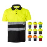 High-visibility short-sleeve work polo – 160 g/m2, Velilla various colours