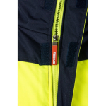 Plus-size polyester work jacket – 180 g/m2, Velilla yellow colour fifth view